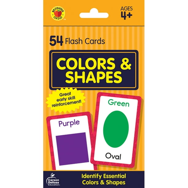 Brighter Child Flash Cards: Colors and Shapes Flash Cards (Other ...
