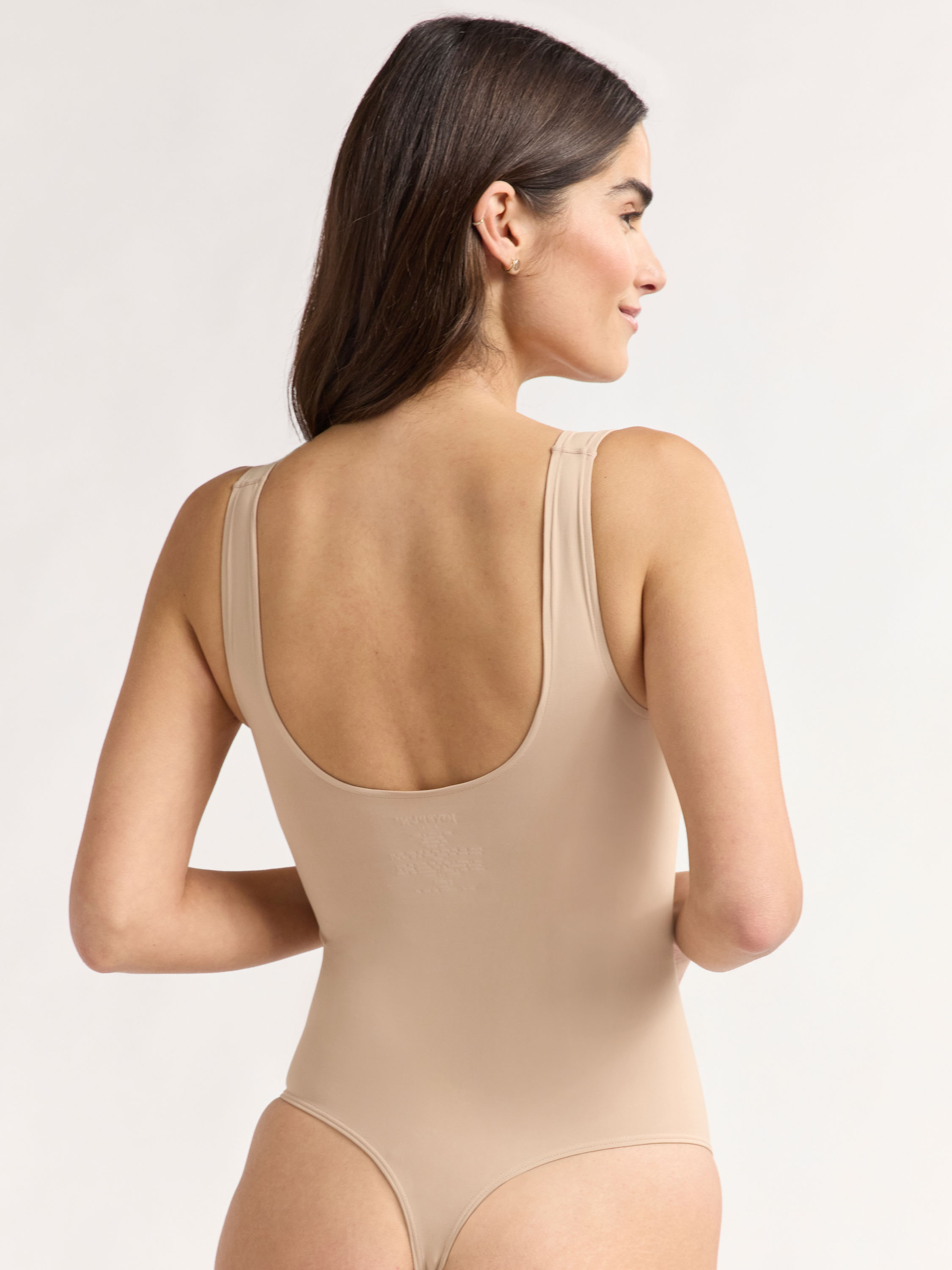 Joyspun Women's Everyday Seamless Bodysuit, Sizes S-XXXL