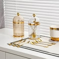 thumbnail image 4 of Necvior Utensils Holder with Lid Dustproof Dessert Fork Organizer Stylish Cutlery Rack for Home and Party Use Kitchen Accessory, 4 of 14