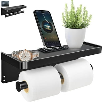 Towel Ring Toilet Paper Holder, Double Bathroom Hardware Set Fixtures Toilet Roll Tissue Holder Hand Towel Bar Towel Rack Rv Accessories Sus304 Stainl