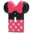 thumbnail image 2 of Switch Plate de metal con diseño de Minnie Mouse de Disney para dormitorio infantil, 2 of 5