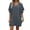 #130-Gray, variant on Womens Short Sleeve V Neck Dress Casual Summer Batwing Sleeve Flowy Loose Fit Shift Dress for All Occasion Daily Wear Brunch