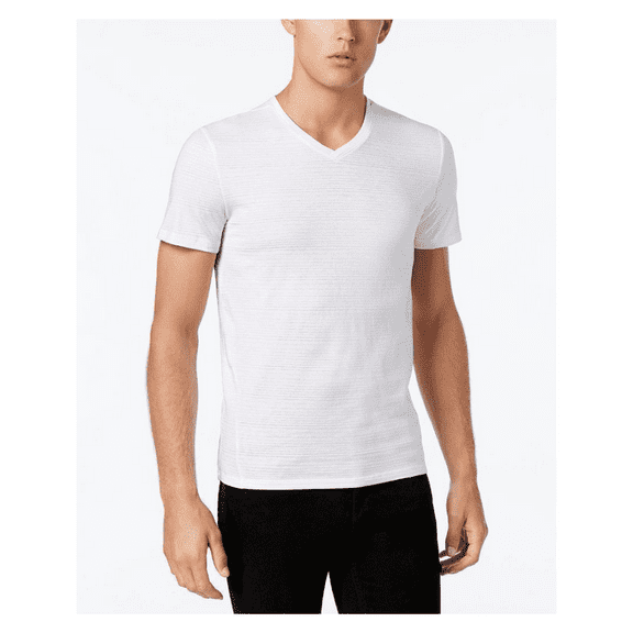 Calvin Klein Men’s, V-Neck Lifestyle Short Sleeve Tee, White, XXL