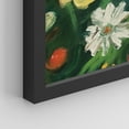 thumbnail image 5 of PixonSign Framed Wall Art Expressive Floral Paintings Bold Garden Blooms Vibrant Nature Inspired Illustrations Posters, Set of 4 Nature Wilderness Canvas Prints for Home Decor - 8"x10" Black, 5 of 5