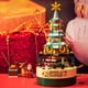thumbnail image 2 of Farfi 1 Juego de bloques de caja de música decorativa, diseño único, sabor festivo, mecanismo de relojería, árbol de Navidad Led, bloques de construcción para regalo, 2 of 5