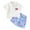 White, variant on Toddler Boy Outfits Summer Clothes Kids Cotton Cute Print Sleeveless Sports 12 18 24 Month 3T 4T 5T Baby Outfit Set Suits 2 Piece