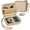 Beige, variant on Camera Case Compatible with Kids Digital Camera and Accessories for Travel - Black
