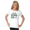 thumbnail image 3 of Funny Fishing Cast Pun Fisher Humor Womens Fitted Plus Size Graphic Tee Brisco Brands 2X, 3 of 5