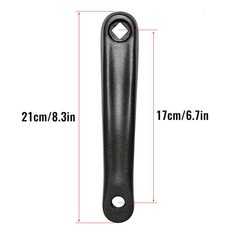 Ejoyous Crank for Bicycle Left 170mm Aluminium Alloy Crank