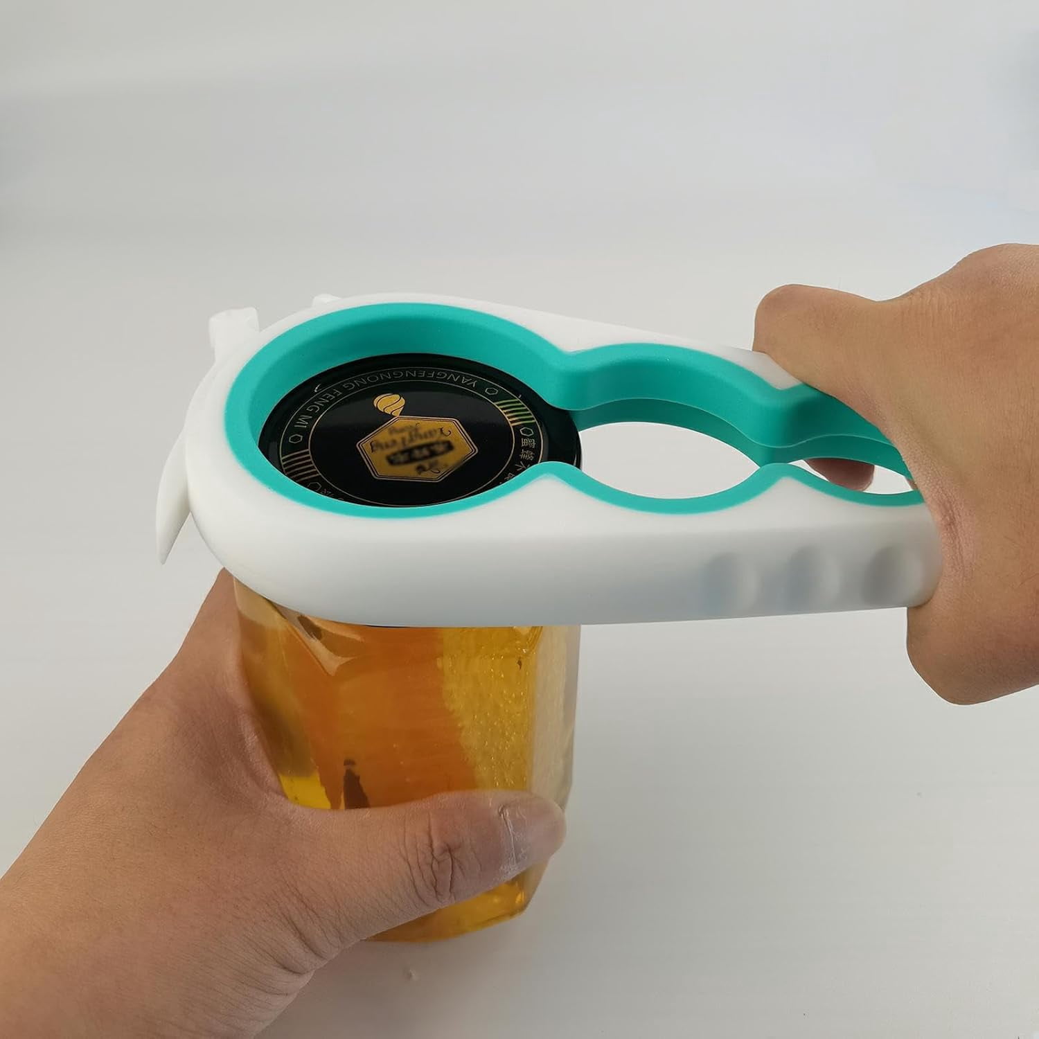 3 Pcs Multi-Function Jar Opener Set, 5 in 1 Can Bottle Opener for Weak Hands Elderly Arthritis, Kitchen Tool with Non-Slip Rubber Jar Gripper Pad