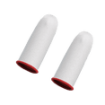thumbnail image 4 of 1 Paire de Gants de Jeu Réutilisables Antidérapants Absorption des Doigts Accessoires de Jeu Sensibles Blanc Rouge, 4 of 8
