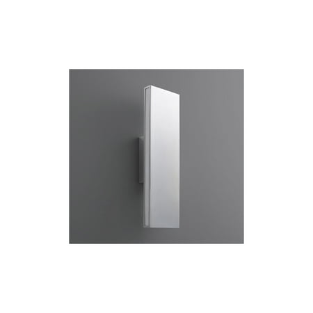 

Polished Chrome Tone Wall Sconces 5 Wide Steel/Acrylic Array LED 2 Light Fixture