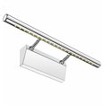 thumbnail image 1 of Luz LED para espejo de baño de 5 W, luz de maquillaje, luz blanca fría, aplique de pared de acero inoxidable, luz frontal para espejo de baño, luz antivaho para gabinete., 1 of 4