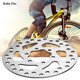thumbnail image 3 of Disco DE Freno DE Bike DE Montaña Rotor DE Acero Inoxidable Potillas DE Freno Para Bicicleta Portas DE Freno DE Disco Para Todos Los Cubos DE Freno DE Disco Con Diseño G3, 3 of 7