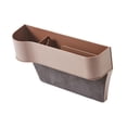 thumbnail image 1 of Organizador de huecos para asientos de coche, organizador lateral para asientos de coche, universal, para coche Conductor marrón, 1 of 9