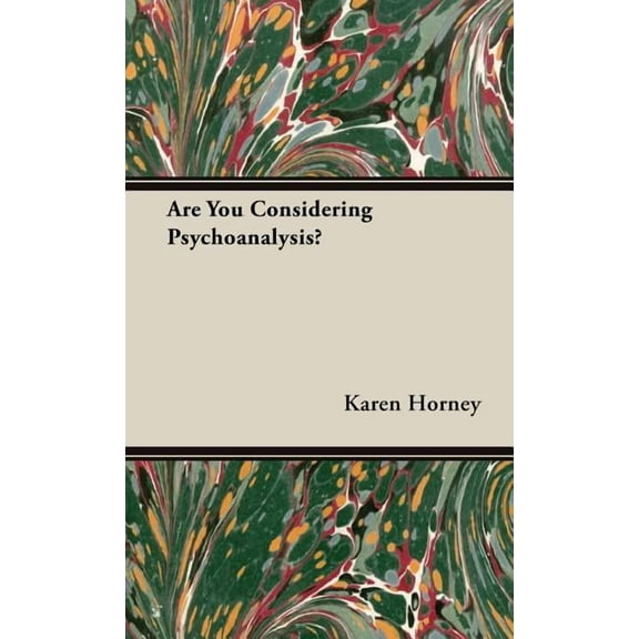 Are You Considering Psychoanalysis? (Hardcover)
