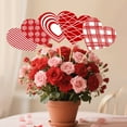 thumbnail image 3 of 10/5pcs Valentine's Day Metal Yard Sign Heart Valentine Metal Yard Stakes Wedding & Party Garden Stake for Planter Pot Walkway Outdoor Decoration, 3 of 7