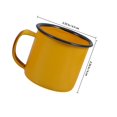 thumbnail image 2 of CTIRCHIU Rentrée des Classes 2 Pcs Ensemble Kaffeebecher Jaune Usage Bureau, 2 of 7