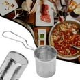 thumbnail image 4 of Mosiee Stainless Steel Strainer Hotpot Filter Colander Silver Stainless Steel, 4 of 9