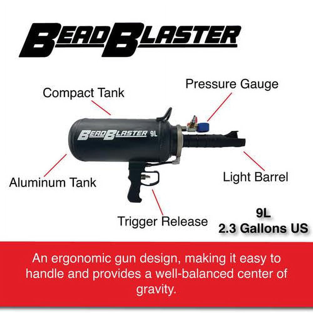 BEAD BLASTER 6L Professional Automotive Tools, Portable Tire Bead Seater Air  Blaster Tool Trigger Seating Inflator Black 