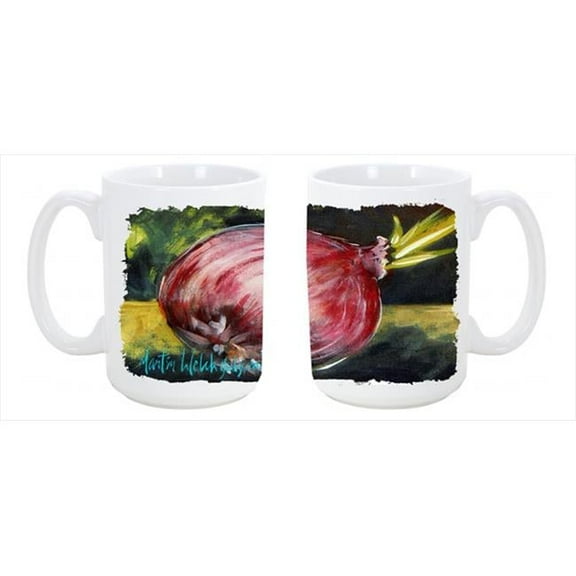 Vegetables - Onion One-Yun Dishwasher Safe Microwavable Ceramic Coffee Mug 15 oz.