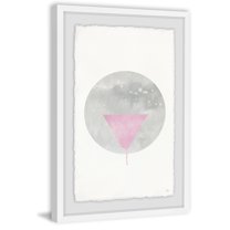Pink Cone II Framed Painting Art Print