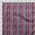 thumbnail image 4 of oneOone Cotton Poplin Burgundy Fabric Floral Diy Clothing Quilting Fabric Print Fabric By Yard 56 Inch Wide, 4 of 6