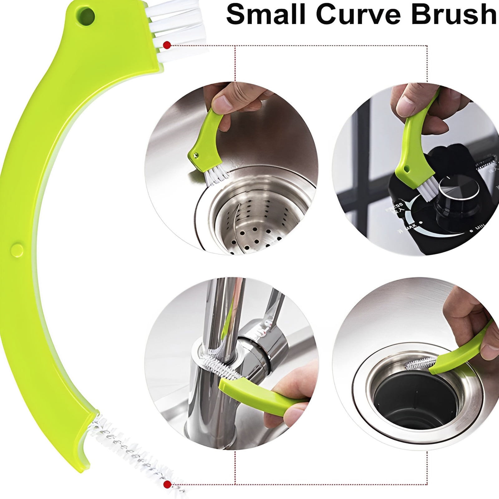 MLfire 9PCS Grout Cleaner Brush Set Tile Joint Scrub Brushes with Handle  Household Groove Gap Clean Brush Kits for Window Door Track, Shower,  Kitchen