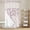 Pink, variant on Light Purple Cherry No Hook Shower Curtain with Snap in Liner, Waterproof Fabric Shower Curtains, Spring Floral Gray Flowers Blossom Beige Shower Curtain Set Top See Through for Bathroom 72"x78"