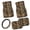 Autumn Oak Camo, variant on HUIACONG 5 Piece Southwestern Car Interior Set - Includes Steering Wheel Cover, Front & Rear Floor Mats - Anti Slip Durable for SUV Sedan Trucks