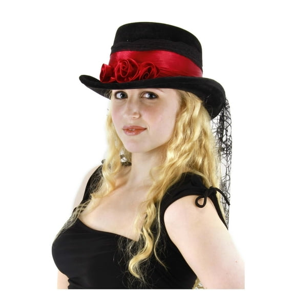 Gothic Rose Top Hat