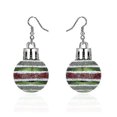 thumbnail image 1 of Pendientes de bola de estrella de color rojo verde de moda vintage Yashi para mujer y niña, 1 of 5