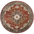 thumbnail image 2 of Safavieh Herat Myrtle Oriental Area Rug, Red/Ivory, 6'7" x 6'7" Round, 2 of 11