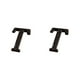 thumbnail image 3 of Letras de Metal Cateissary negras letrero para casa placa para puerta fácil de instalar números de casa Type6 NO6, 3 of 6
