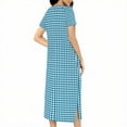 thumbnail image 6 of Fewfanhot Women's Long Robe with Zipper, Knit Cardigan Housecoat, Soft Bathrobe with Pockets, Cozy Full-Length Loungewear Dress, 6 of 7