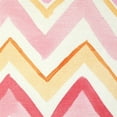 thumbnail image 2 of Pillow Decor Pacifico Stripes Pink Throw Pillow 20x20 Cotton Chevron Design, 2 of 3