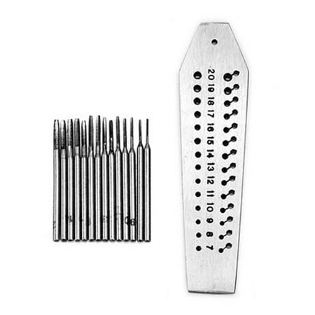 

Jewellers Watchmakers Tap & Die Mini Micro Screw Plate Set 14 Pieces 0.7-2mm Alloy Steel Watch & Jeweller Repair Tool