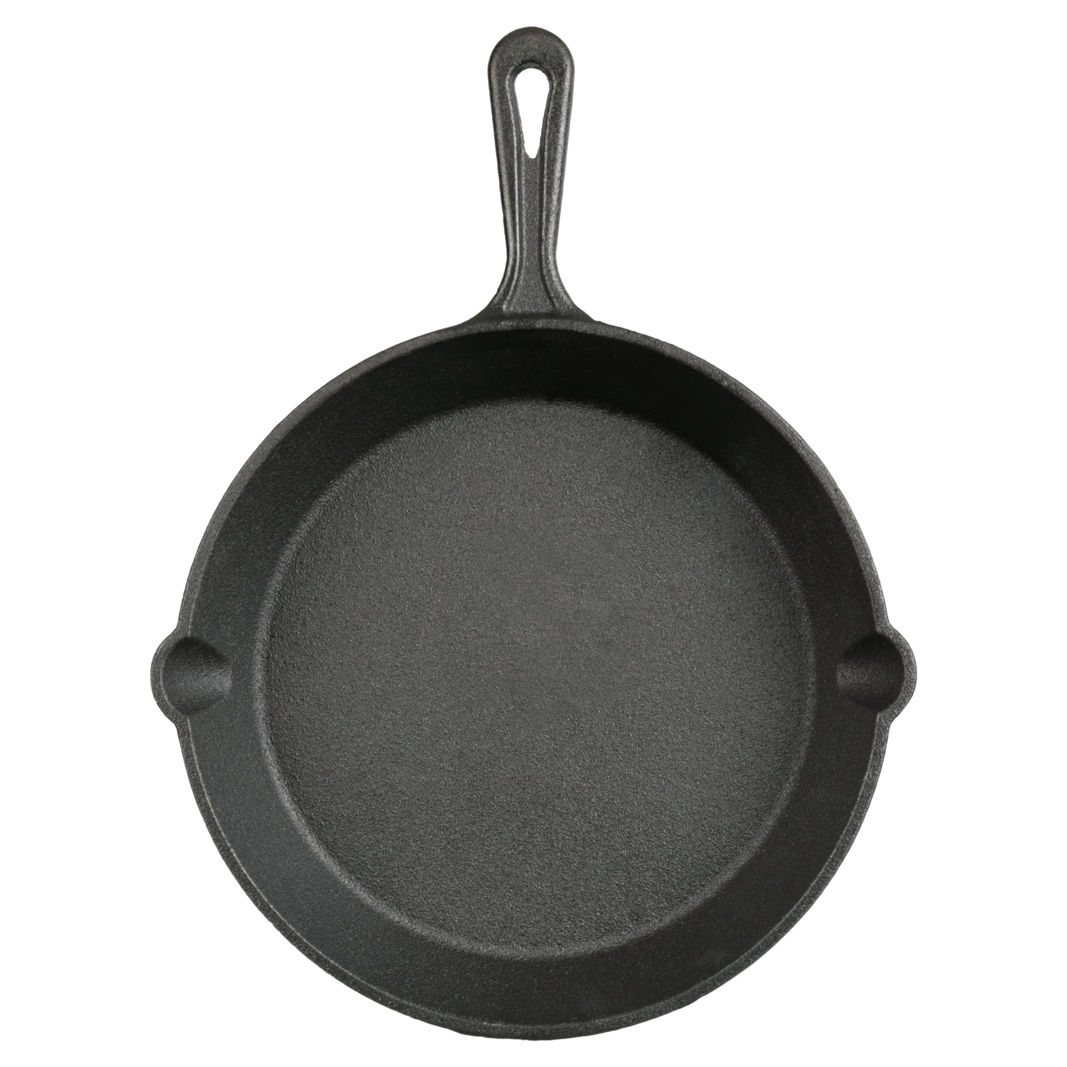 Ozark Trail 4-Piece Cast Iron Skillet Set with Handles and Griddle, Pre-Seasoned, 6 inch, 10.5 inch, 11 inch, Size: 6 inch,_10.5 inch,_11 inch