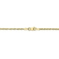 thumbnail image 4 of 10K Yellow Gold necklace Rope chain Diamond-cut 20 in 1.8 mm, 4 of 5