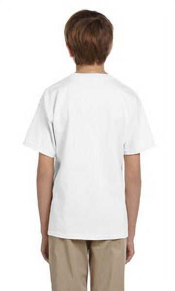 レア 新しい学校のリーダーズ Tシャツ GILDAN ホワイト L Gildan Large Children's Unisex T-Shirt Cotton Blend for Big