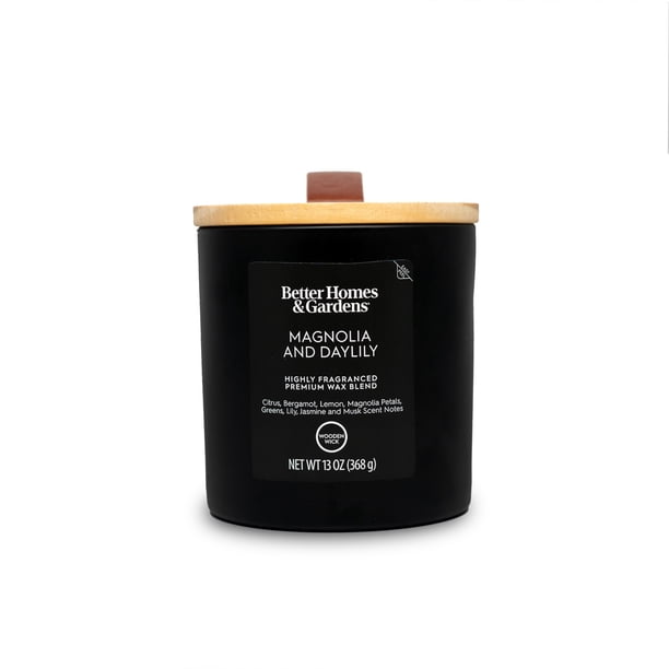 Better Homes & Gardens 13oz Magnolia and Daylily Scented Wooden