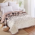 thumbnail image 1 of Thickened Raschel Blanket Winter Warm Wedding Blanket Double-sided Fleece Office Nap Blanket Double-layer Blanket Gift Blanket, 1 of 4