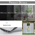 thumbnail image 5 of Topchances, Blackout Collection, Waterproof Grommet Top Curtain Panels, UV Protectant Privacy, 52 x 94 in, 5 of 9