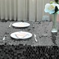 thumbnail image 6 of BalsaCircle 90" x 156" Big Payette Sequin Tablecloth Black, 6 of 8