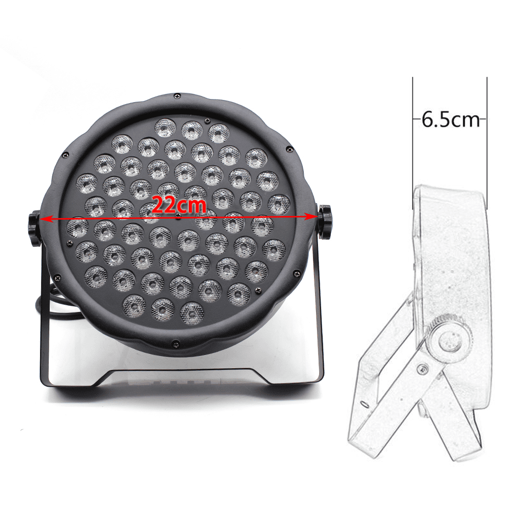 YIYIBYUS 54 LED Stage Lights IP20 DJ Lights Stage Lighting Indoor for Party Event Wedding Holiday Bar Club