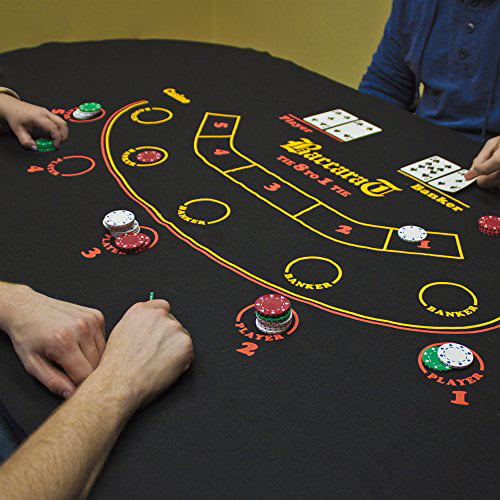 36" x 72" Green Baccarat Casino Gaming Table Felt Layout Mat 