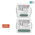 thumbnail image 3 of Tuya Wifi Smart Dimmer Switch Module 10A Support 2 Way Control 2 Gang Compatible for Google Home Alexa Smart Life App, 3 of 5