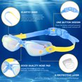 thumbnail image 3 of Ochapa Kids Swim Goggles, 2 Pack Swimming Goggles for Swimming 4-14, Goggles Swimming for Boys and Girls, Anti Fog Swim Goggles with UV Protection, 3 of 7