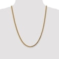 thumbnail image 2 of Real 14kt Yellow Gold 3.7mm Semi-Solid Franco Chain; 24 inch; Lobster (Fancy) Clasp; for Adults and Teens; for Women and Men, 2 of 5