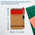 thumbnail image 5 of DISCOUNT PROMOS Recyclable Spiral Notebooks, 3in x 5in, Assorted Colors, 60 Pages, 10 Count, 5 of 5